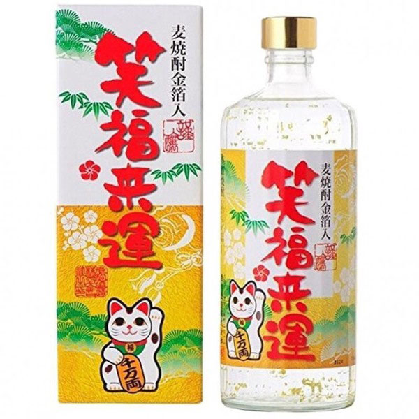 笑福來運麥燒酎金箔 0.72L