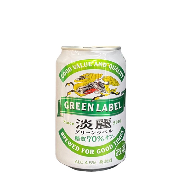 麒麟淡麗啤酒 易開罐350ml