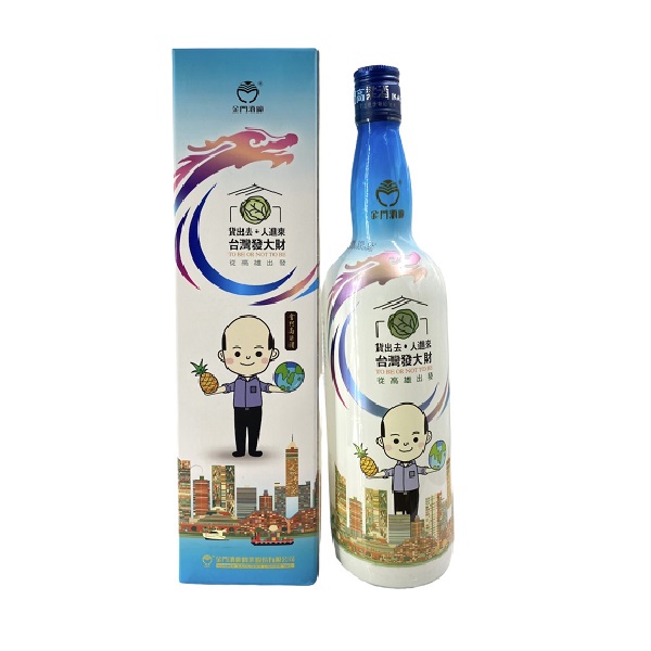 韓國瑜旺旺來金門高粱0.75L