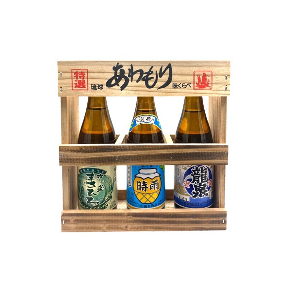 琉球泡盛三入組0.1L