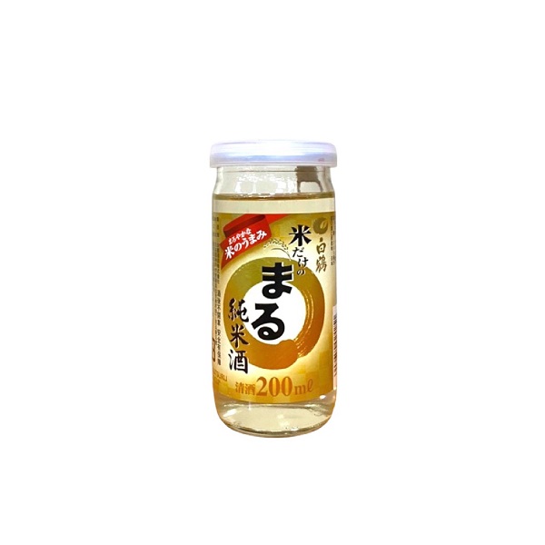 白鶴圓滿純米清酒0.2L