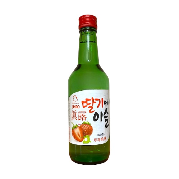 真露燒酒-草莓0.36L