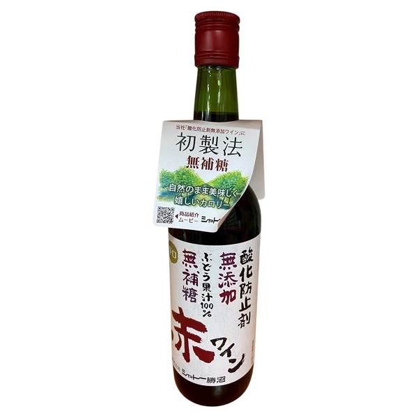 日本勝沼 無補糖紅酒-辛口0.6L