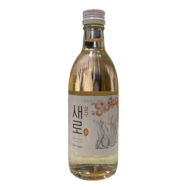 韓國燒酒初飲初樂零糖杏桃燒酒0.36L