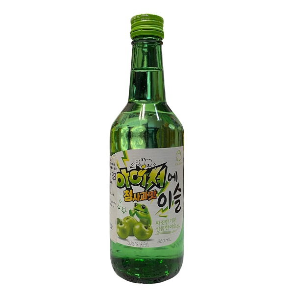 真露燒酒-青蘋果0.36L